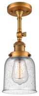 Innovations Lighting 201F-Bb-G54-Led 1 Light Dimmable Led Semi-Flush Mount