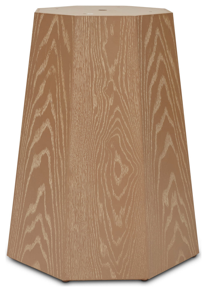 IE Series Kaia Round Dining Table, Taupe Gray