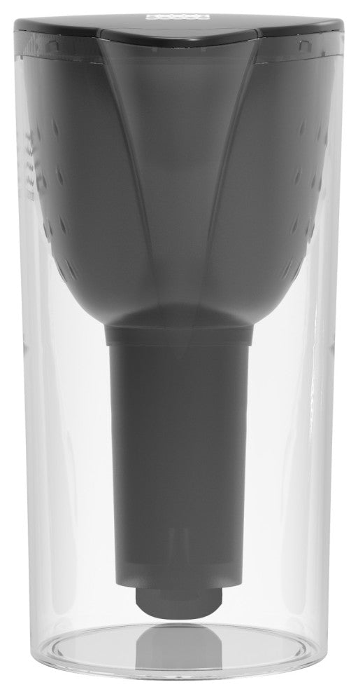 Drinkpod Ultra Premium Alkaline Water Filter Pitcher, 3.5L, Black