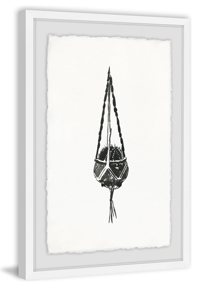 "Hanging Basket" Framed Painting Print, 20"x30"