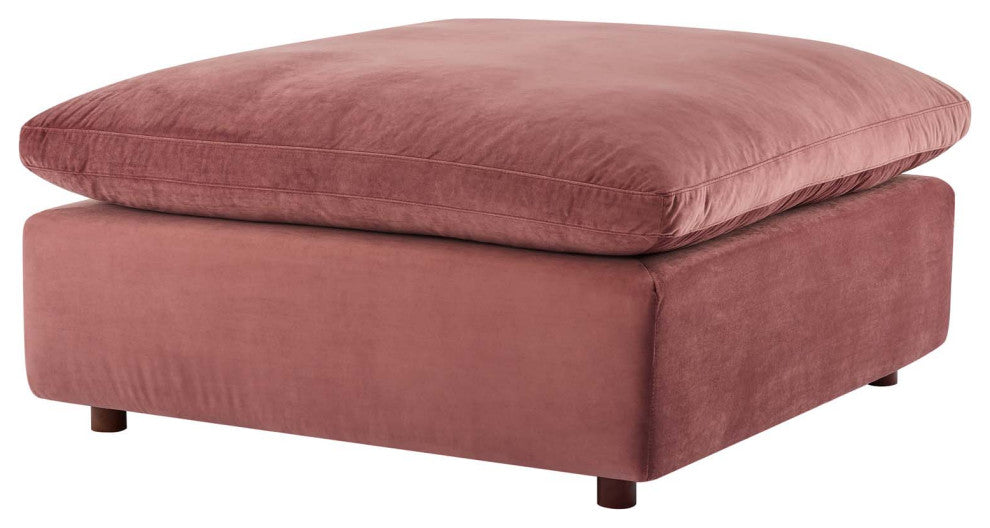 Sectional Sofa Set, Velvet, Pink, Modern, Living Lounge Hotel Lobby Hospitality