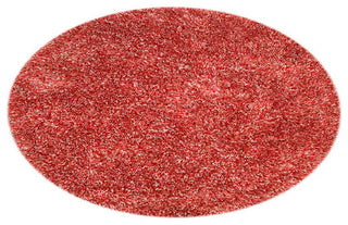 HAND TUFTED SHAG POLYESTER ECO-FRIENDLY AREA RUGS, Red White Color, Solid Design