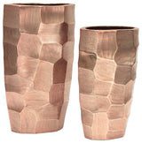 pounded-metal-vase, Copper