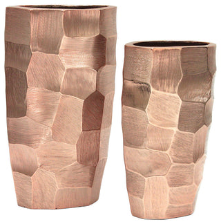pounded-metal-vase, Copper