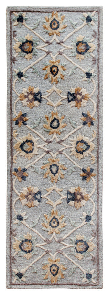 Traditional Floral Filigree Runner