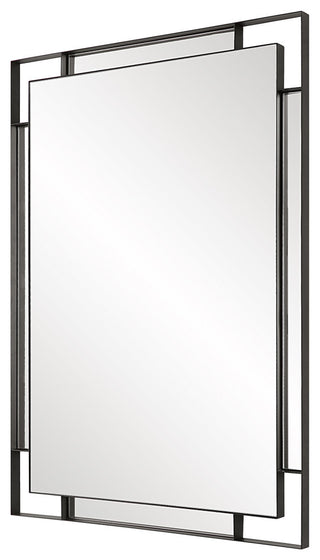 Uttermost 09938 Stellan 27-3/4"W x 39-5/8"H Circular Flat Accent - Black