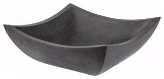Eden Bath EB_S041LS-H Square Deep Zen Lava Stone Vessel Sink