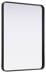 Elegant Lighting MR8A3040 Remy 30"W x 40"H Rectangular Flat - Black