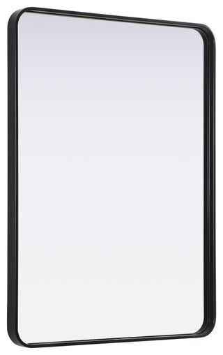 Elegant Lighting MR8A3040 Remy 30"W x 40"H Rectangular Flat - Black