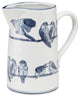 Blue and White Pitcher