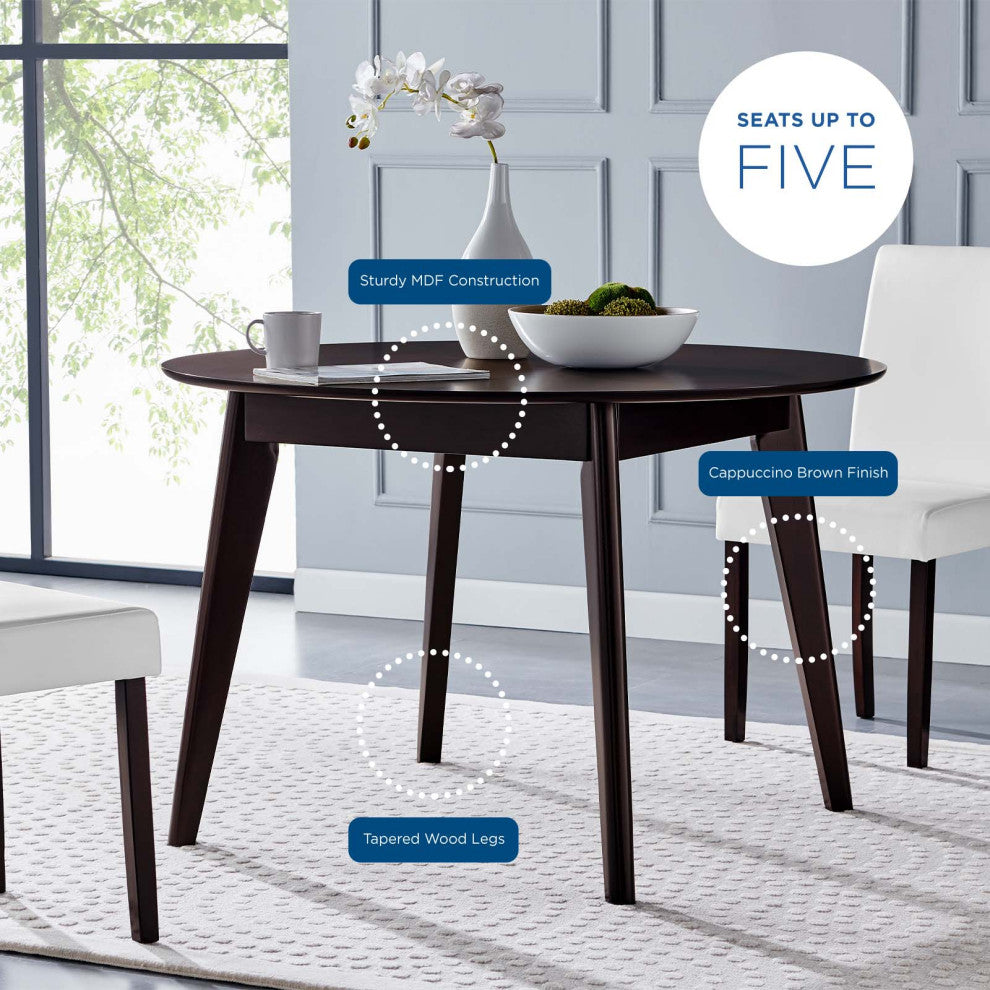 Vision 45" Round Dining Table EEI-3751-CAP