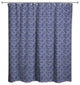 Navy Medallion Pattern 71x74 Shower Curtain