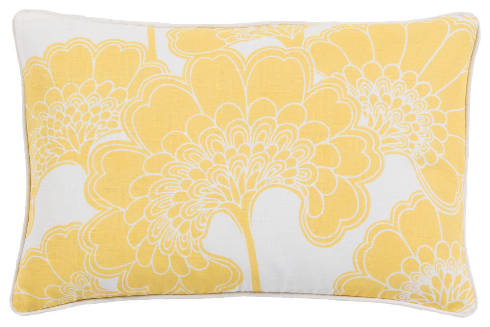Surya Japanese Floral JA-005 18" x 18" Pillow Cover