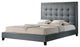 Hirst Gray Platform Bed King Size