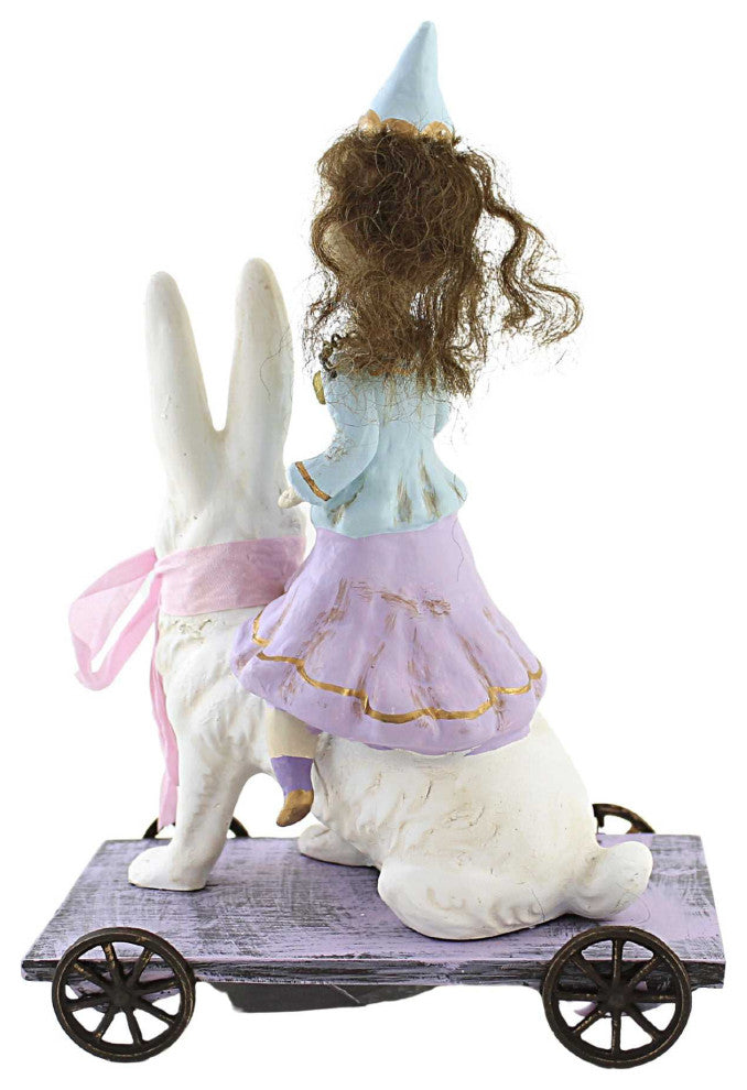 Dee Foust-Harvey Riding Ruby Polyresin Bunny Easter 81062