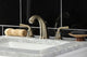 Kingston Brass KB983RXLAB Widespread Bathroom Faucet, Pop-Up Drain