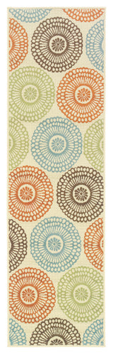 Montego 697J6 Beige/Blue 2'3" x 7'6" Rug