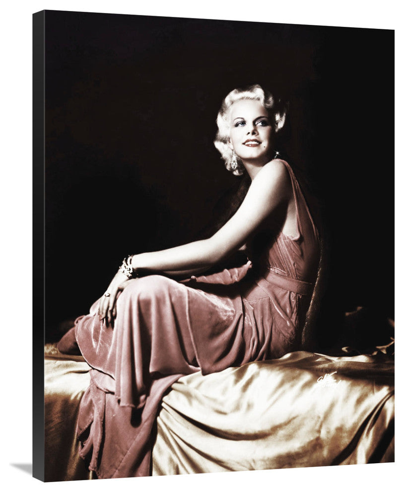 "Jean Harlow" Stretched Canvas Giclee by Hollywood Photo Archive, 28x36"