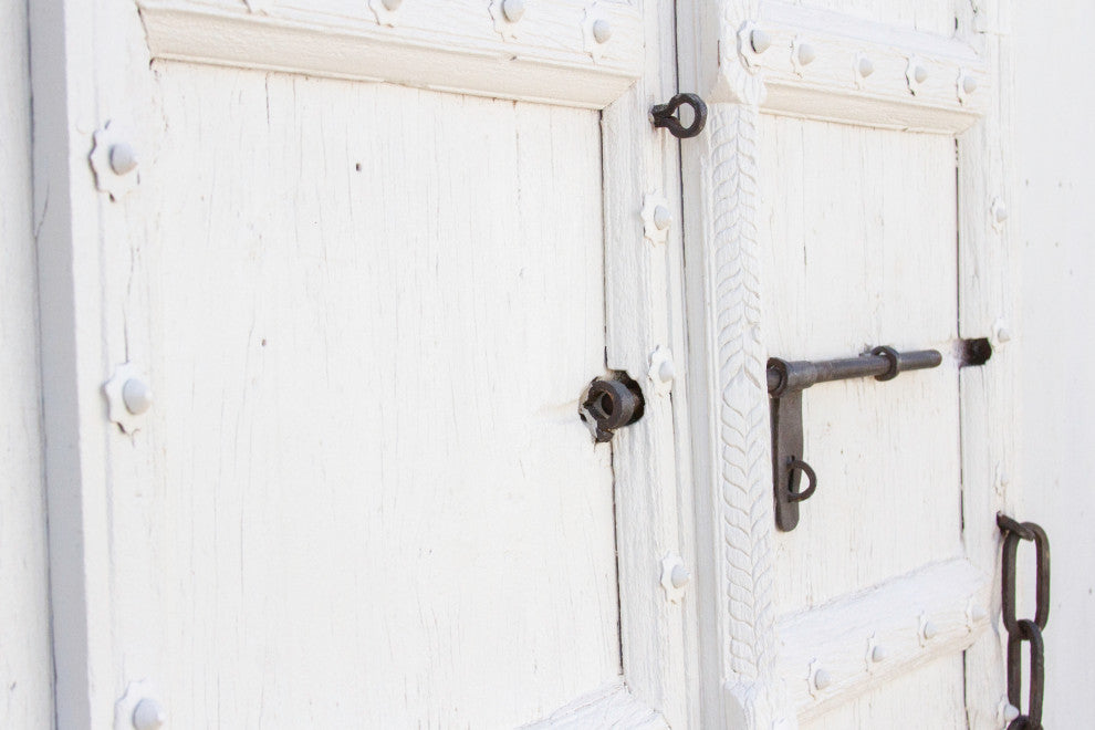Pair of Antique Arched Entrance Doors