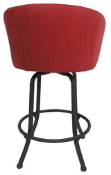 Swivel Counter Metal Bar Stool 26", 30" Extra Tall 34" - Joey, Ruby - Grey, 30"