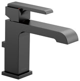 Delta Ara Single Handle Bathroom Faucet, Matte Black, 567LF-BLMPU