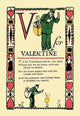V for Valentine- Gallery Wrapped Canvas Art 28" x 42"