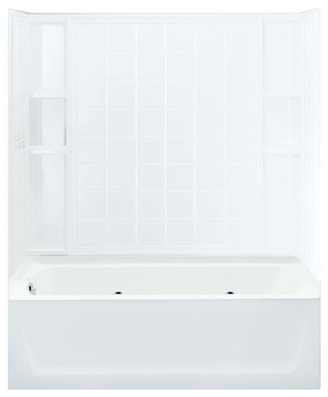 Sterling  Ensemble 74"x32"x60" Vikrell Whirlpool Tub/Shower