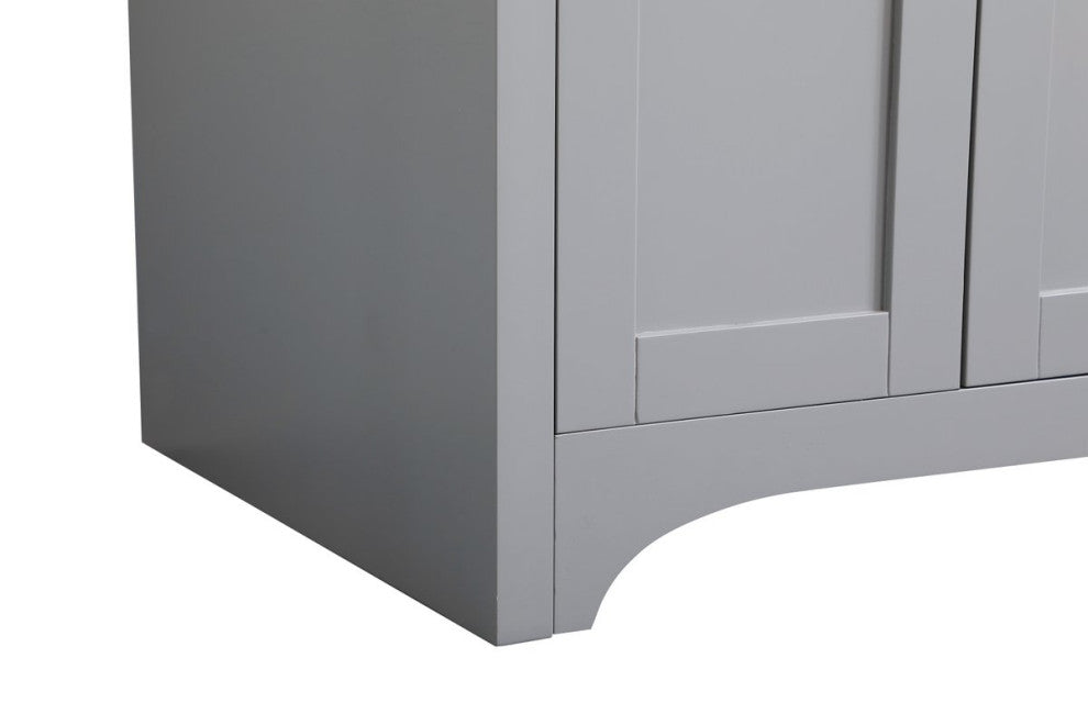 22" Traditional Grey-Light Bathroom Vanity