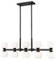 Z-LITE 10-Light Island, Matte Black
