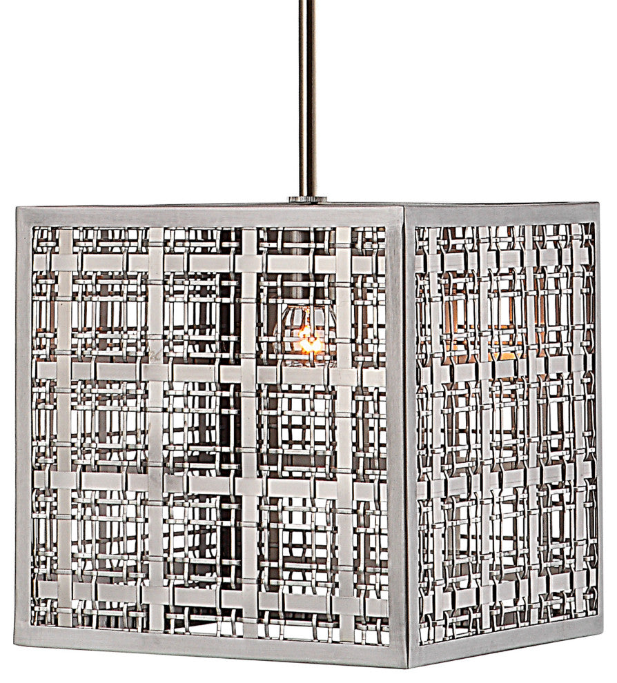 Uttermost Pendleton 1 Light Nickel Pendant