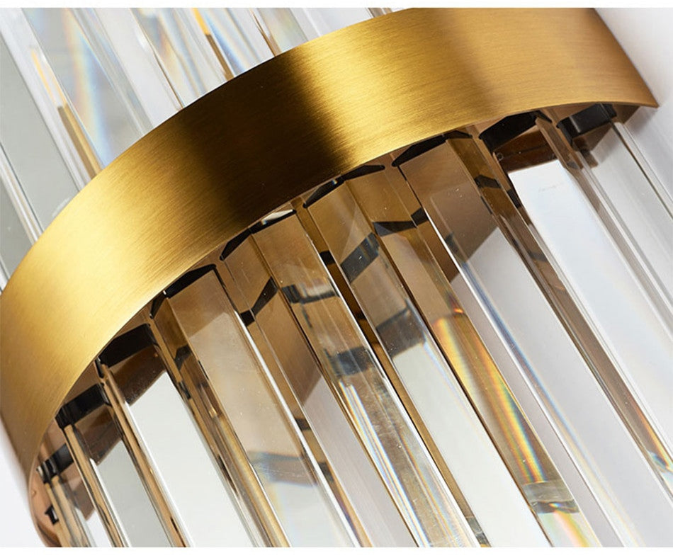 Kriens | Modern Crystal Wall Lamp for Bedroom