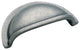 Amerock Metal Finishes Cup Pull Solid Brass 3" Center