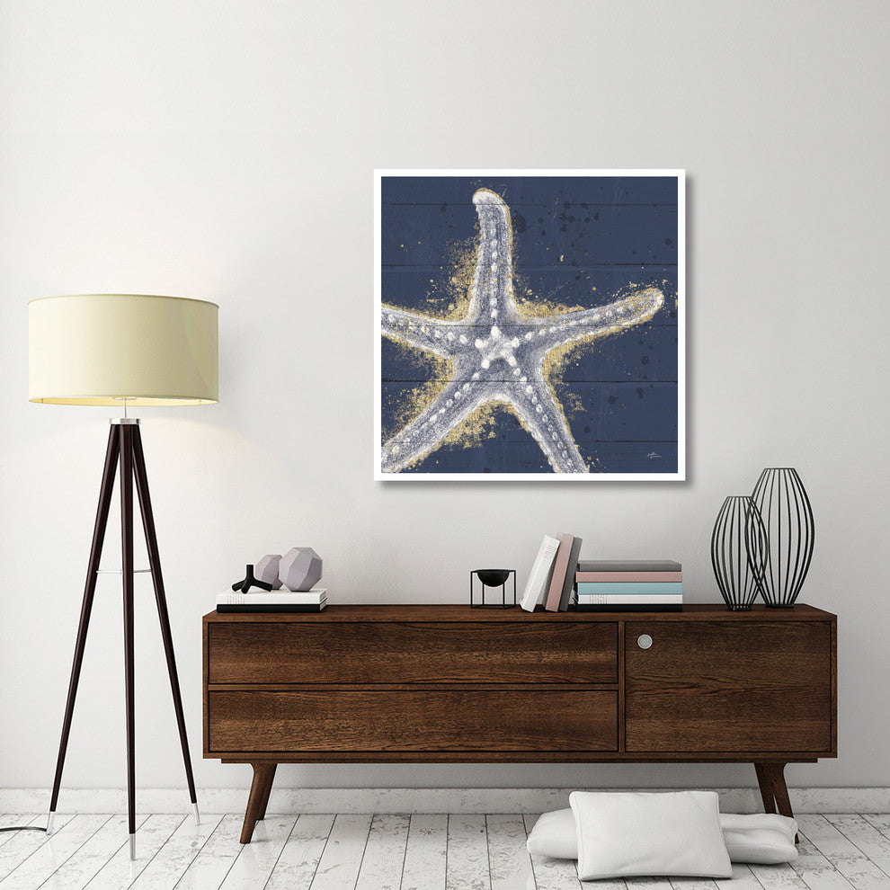 "Calm Seas XI no Words" Digital Paper Print by Janelle Penner, 42"x42"