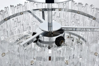 Home Living 12" Flush Mount, Chrome