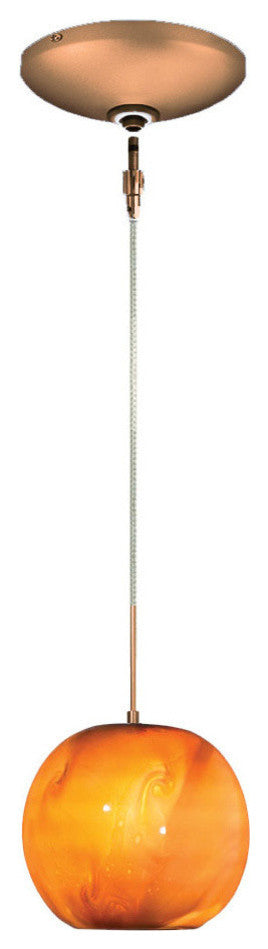 Light Low Voltage Pendant And Canopy Kit, Caramel Bronze, Caramel Bronze