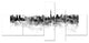 Dubai Skyline, Cityscape Canvas Artwork Print, 60"x32", 5 panels