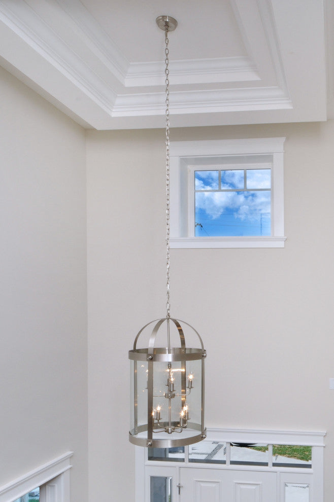 Tara 8-Light Pendant, Satin Nickel