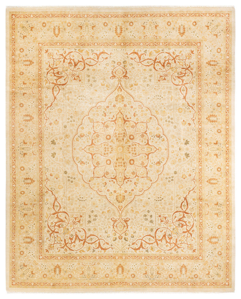 Mogul, One-of-a-Kind Hand-Knotted Area Rug Ivory, 8' 2" x 10' 2"