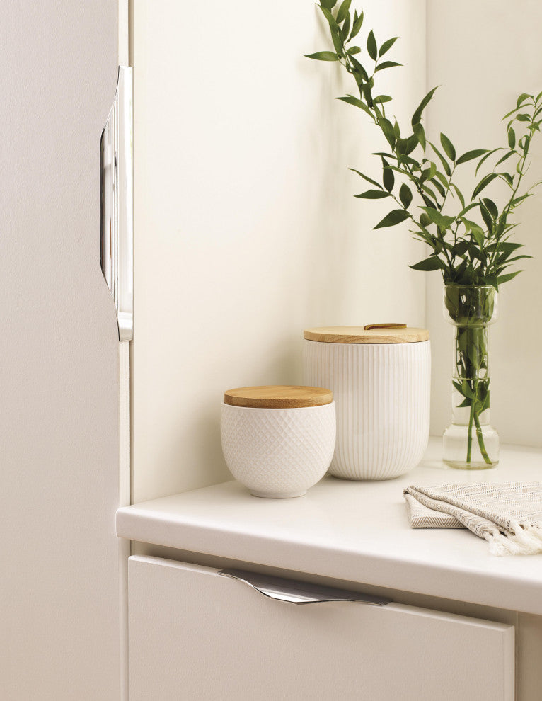 Amerock Aloft Cabinet Edge Pull, Polished Chrome, 8-9/16" Center-to-Center