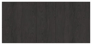 Bayside 40" Wide Solid Ash Trestle Dining Table, Black