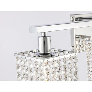Elegant Lighting LD7010 Phineas 3 Light 24"W Bathroom Vanity - Chrome