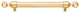 Utopia Alley Cabinet Pull, 3.75"/5" Center to Center, Gold, 5.0", 1 Pack