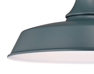 Dorado 15-in Outdoor Wall Light Hunter Green and White