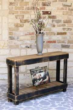 Black Luxe Combo Console Table
