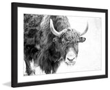 Marmont Hill, "Buffalo Forward" Framed Painting Print, 24x16