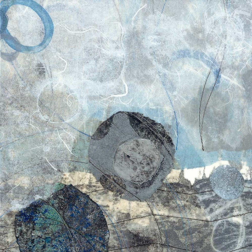 "Pathways II: Wave" Fine Art Canvas Print, 54"x54"
