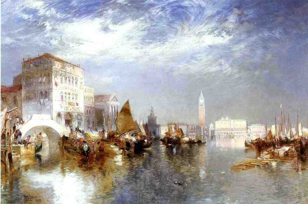 Thomas Moran Glorious Venice Gallery Wrap Canvas