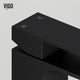 VIGO Dunn 6" H Single Handle Single Hole Bathroom Faucet, Matte Black, Without Extras