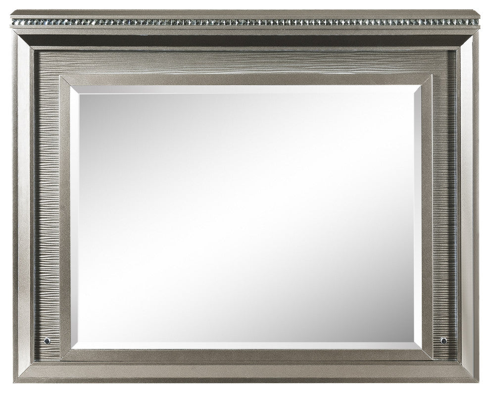 ACME Sadie Mirror With LED, Dark Champagne