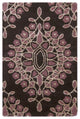 Surya Moderne MDR-1051 9'x13' Rug, Dark Brown/Rose/Cream